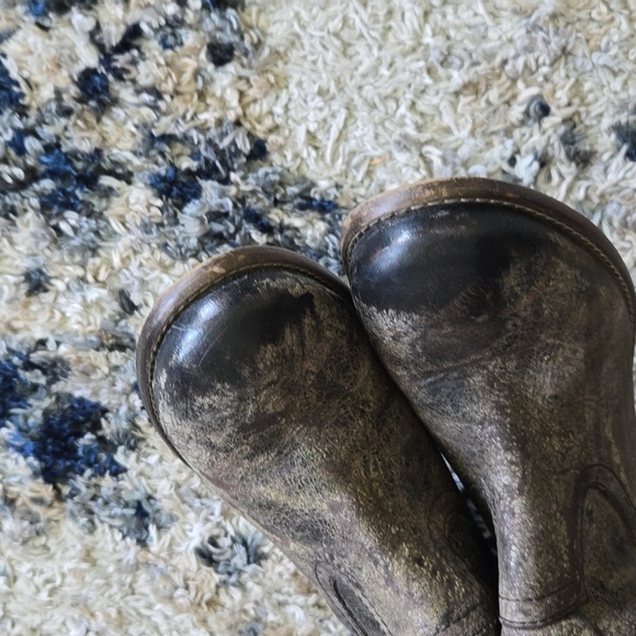 Diba True Western Walnut Grove Distressed Slip On Leather Boots US size 9 - Picture 5 of 8